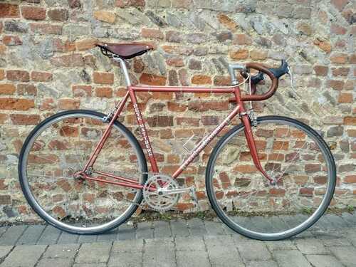 Vintage fixie/single speed bike 55 cm, Pete Matthews, Shimano Dura Ace