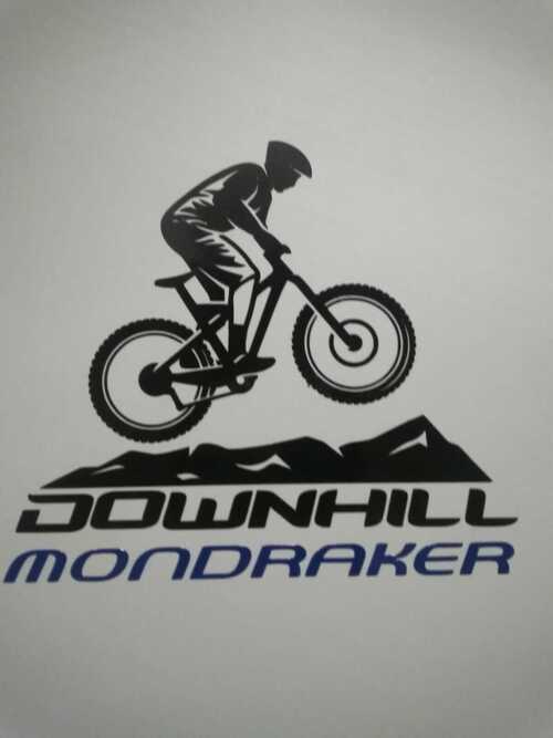 DOWNHILL MONDRAKER  MOUNTAIN BIKE STICKER / DECAL .TREK, SPECIALIZED, CUBE, KONA