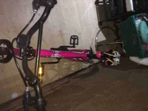 kids pink bike