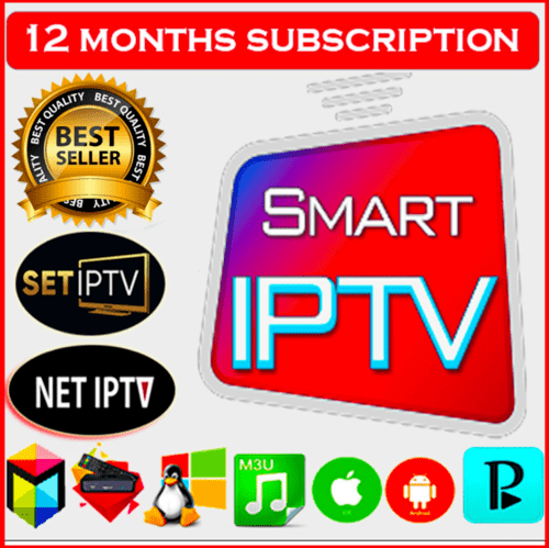 IP TV 1 Year PREMIUM Subscription Smarters Android Box Smart tv M3u + FREE TEST