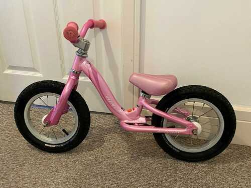 Specialized Girls Hotwalk Balance Bike - Pink - 12 inch wheels - Quality Learner