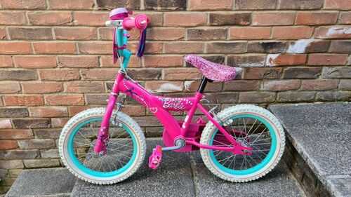 Girls Barbie Bike 16  Collection Only from Swansea Area